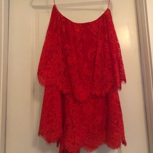 Red romper